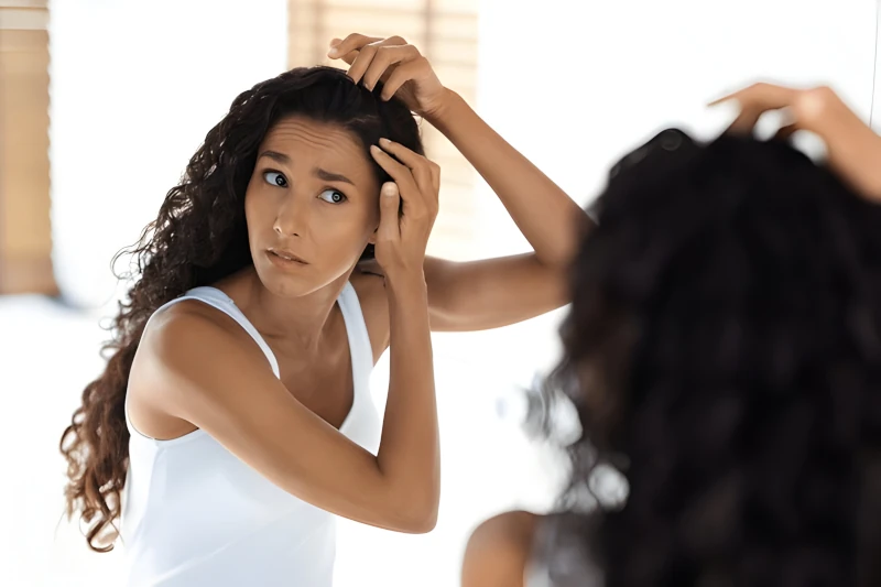 Why do the roots of hair become weak - hormonal