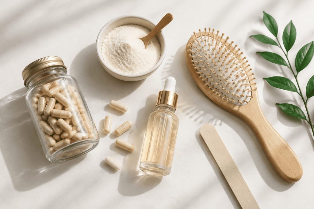Hair Skin and Nails Vitamins Benefits